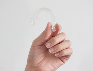 Invisalign aligner in Richardson